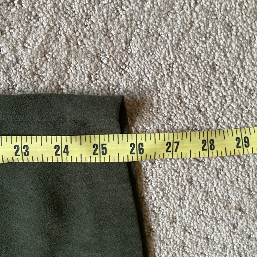 LOFT Olive Green Cropped Drawstring Pants - Picture 5 of 9
